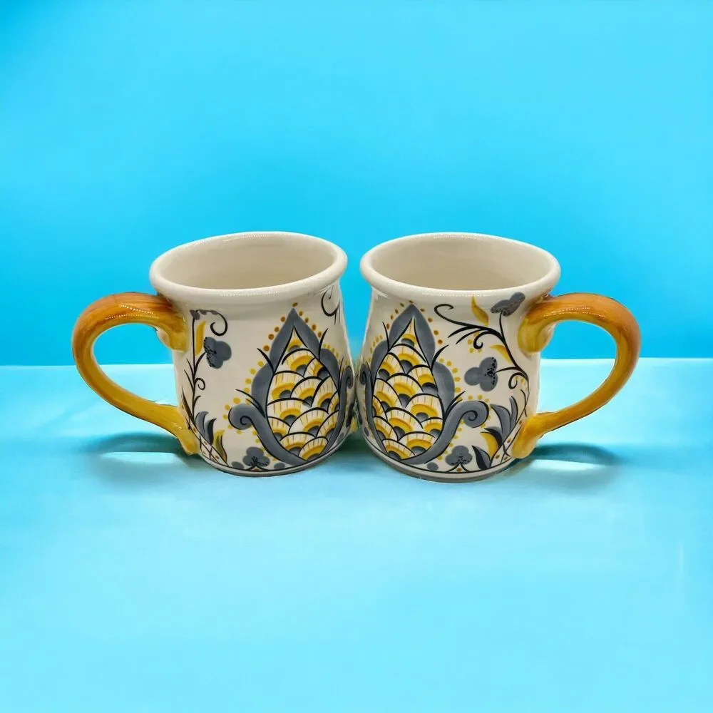 Pier 1 Large Coffee Mug 4 3/4